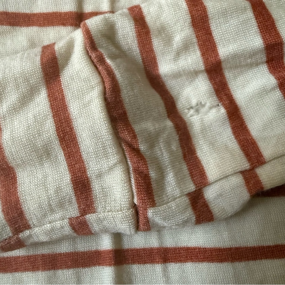 Chasing Windmills Wool Thermals in Cream and Sedona Stripe - Picture 8 of 12